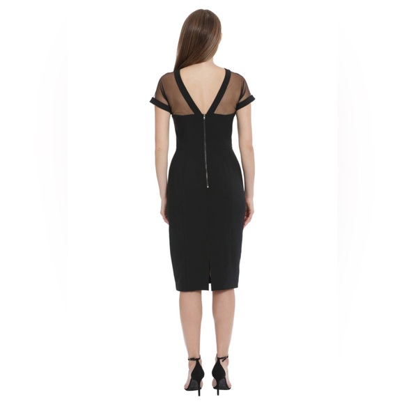 Maggy London The Illusion Sheath retro pinup old Hollywood rockabilly dress - Picture 3 of 11